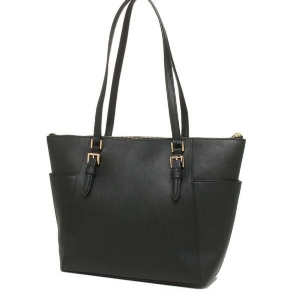 MICHAEL KORS Charlotte Large Leather Top-Zip Tote - Picture 4 of 16